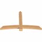 Ekena Millwork Bellingham Timber Gable Bracket, Western Red Cedar, 72"W x 45"H x 3 1/2"D x 5 1/2"F, 15/12 Pitch GBW072X45X0406BEL00SWR - alternate 4